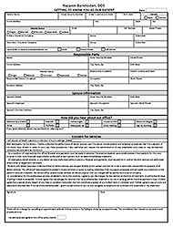 Patient Medical History & Information Form